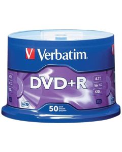Verbatim 95037 4.7GB DVD+Rs (50-ct Spindle)